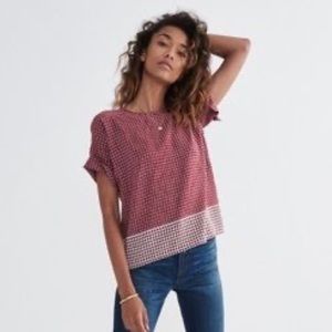 Madewell short sleeve blouse